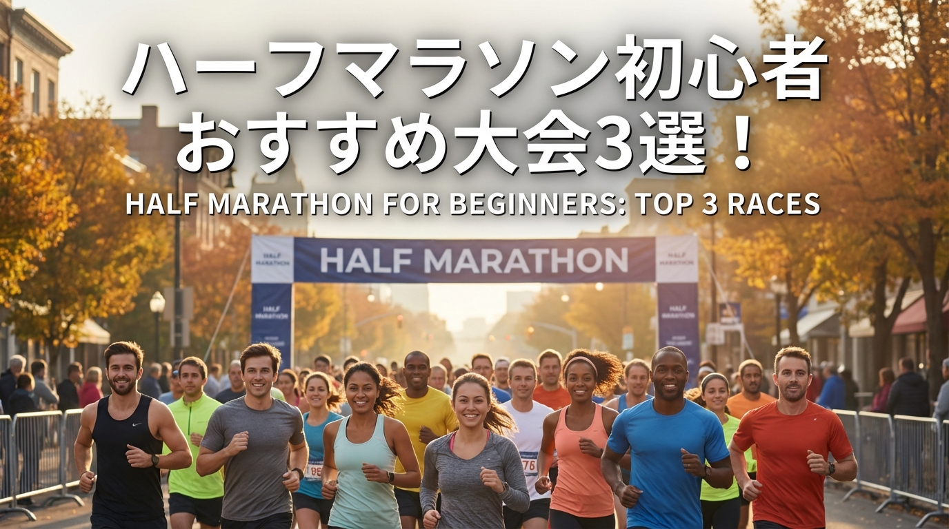 ハーフマラソン 初心者 おすすめ大会3選!