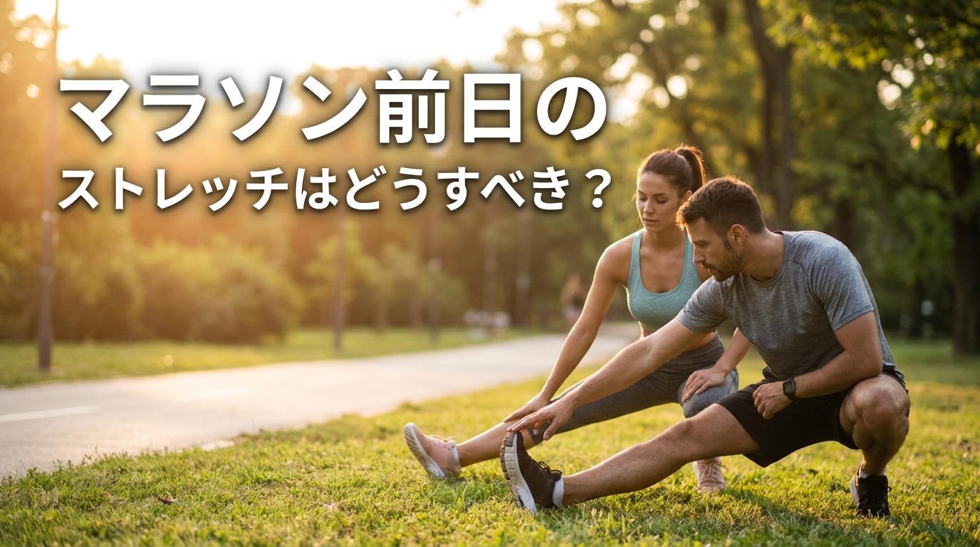 マラソン前日のストレッチはどうすべき?