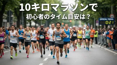 10キロマラソンで初心者のタイム目安は？