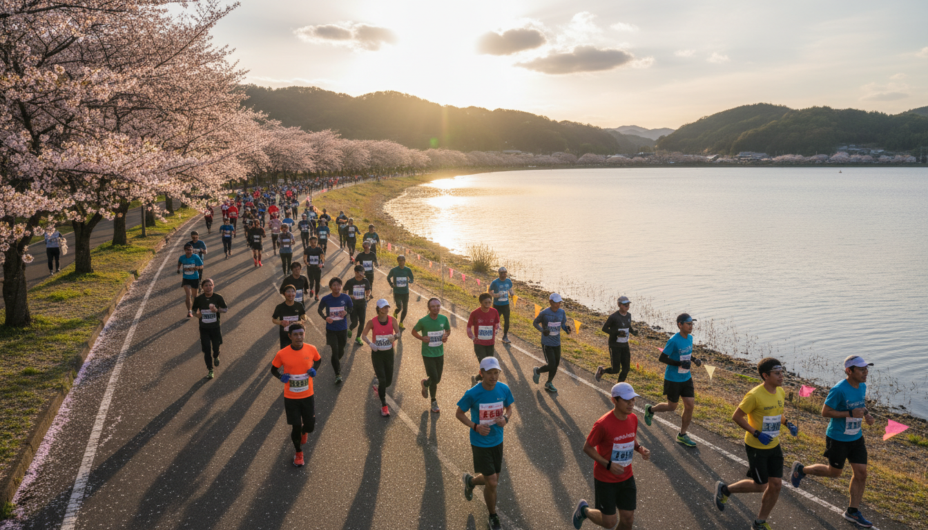 かすみがうらマラソンの難易度や完走率、制限時間は初心者に優しい設定です