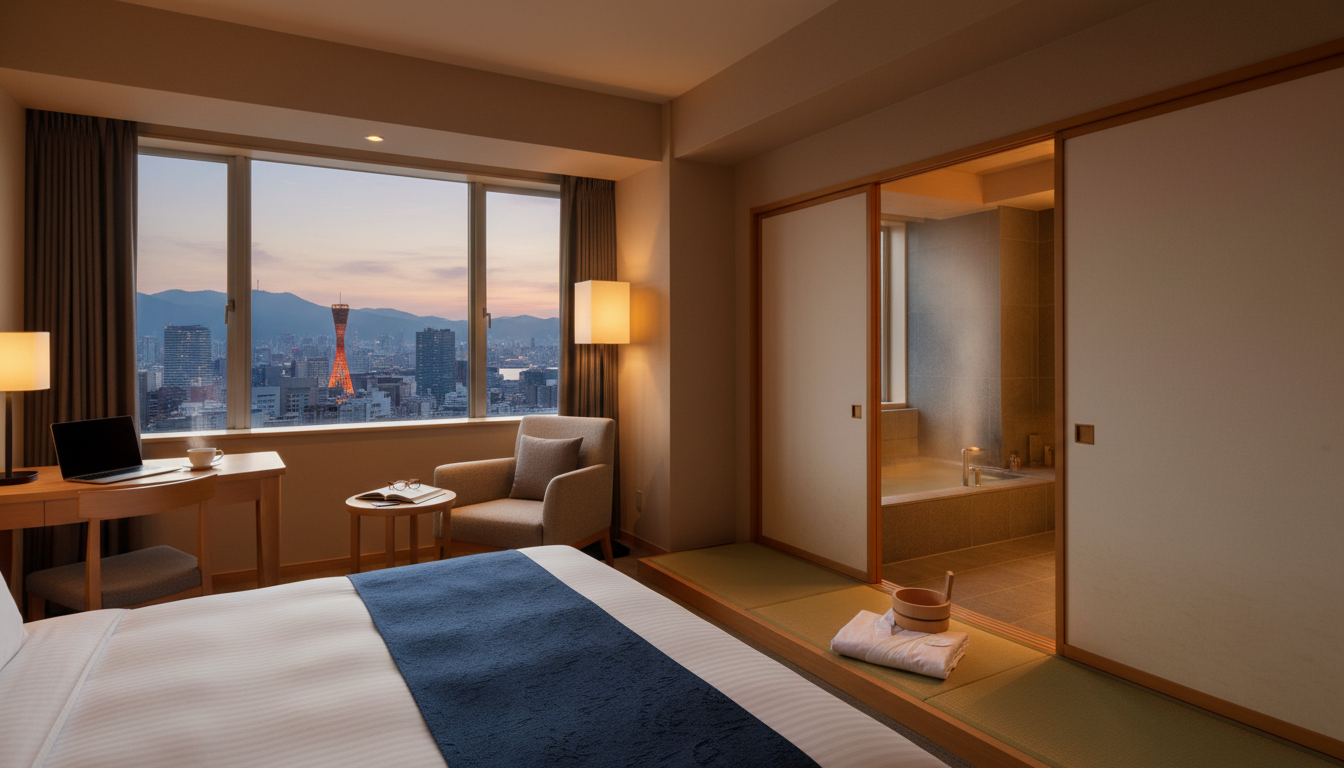 神戸三宮で大浴場に癒やされる特別な夜を