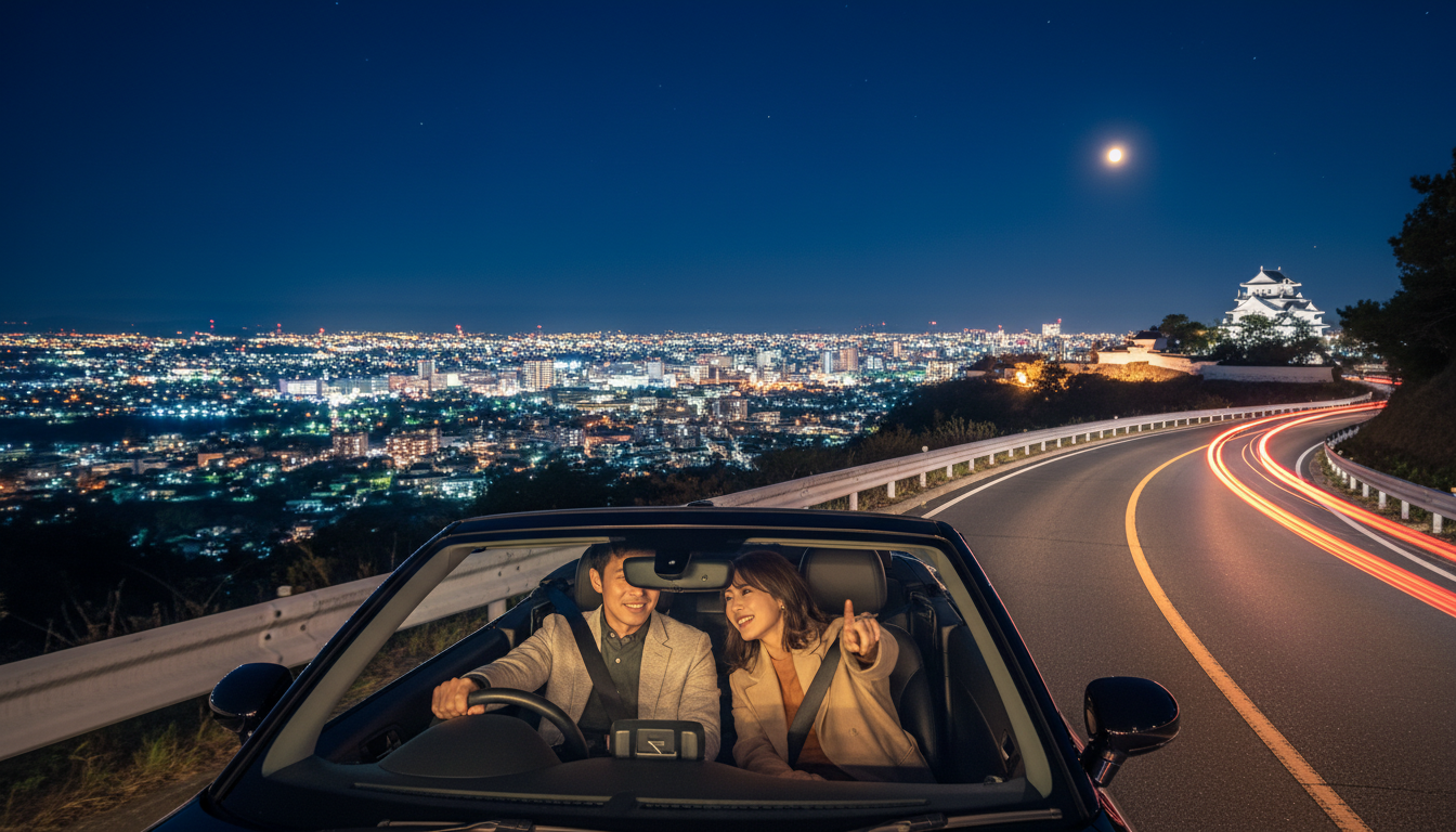 心に残る姫路の光の海で、二人の絆を深めよう