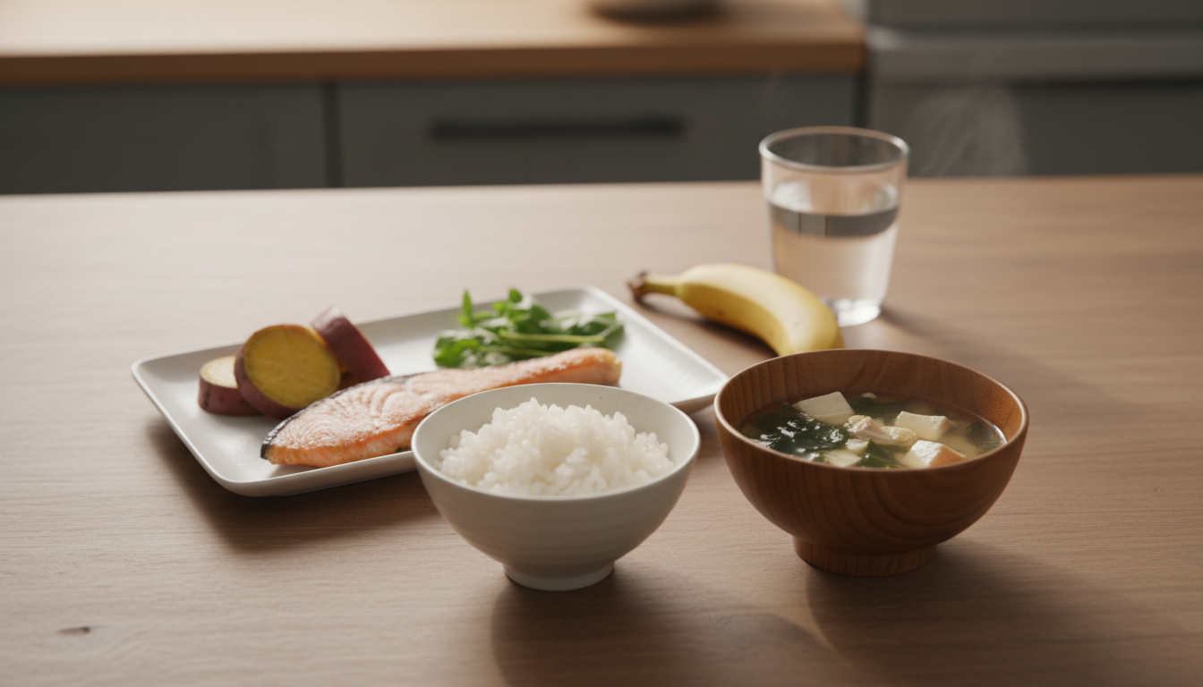 お腹に優しくエネルギーを満たして本番に備えよう