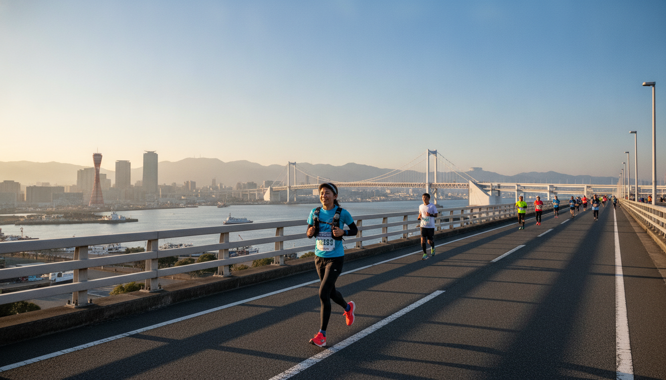 神戸マラソンの制限時間は「7時間」というゆとりある設定なんです
